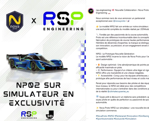 partenariat avec RSP ENGINEERING