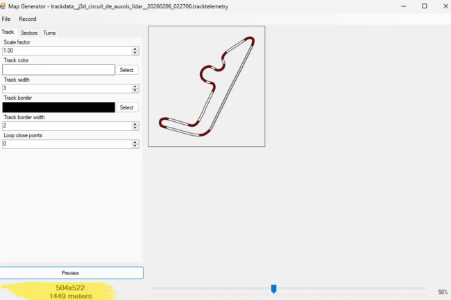 CIRCUIT DE L'AUXOIS - LASERSCAN LIDAR