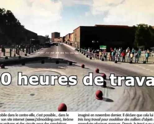 Le slalom virtuel d’Alès dans Midi Libre 1 Le slalom virtuel d’Alès dans Midi Libre