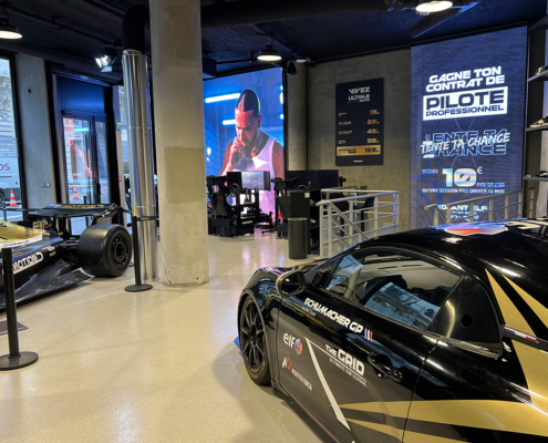 Visite du centre simulateur E-MOTION Paris