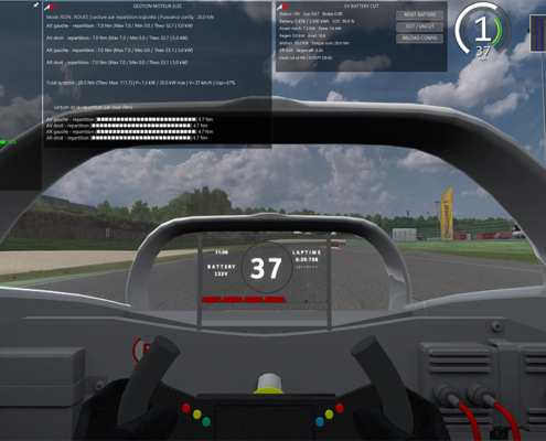 GESTION DU MOTEUR ÉLECTRIQUE EN SIMULATION AUTOMOBILE